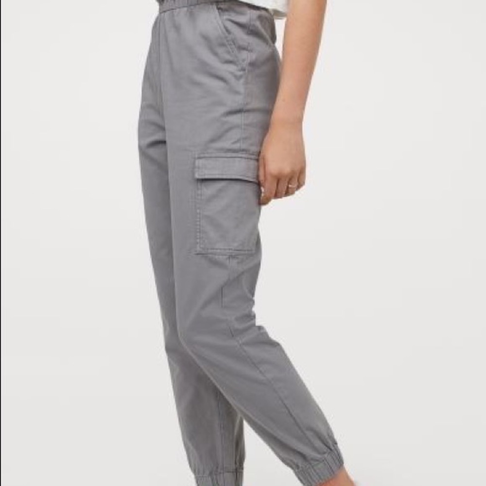 H&M Grey Cargo Pants